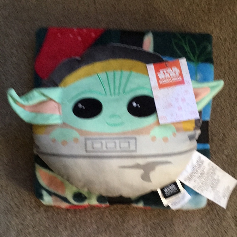 NWT travel blanket and pillow